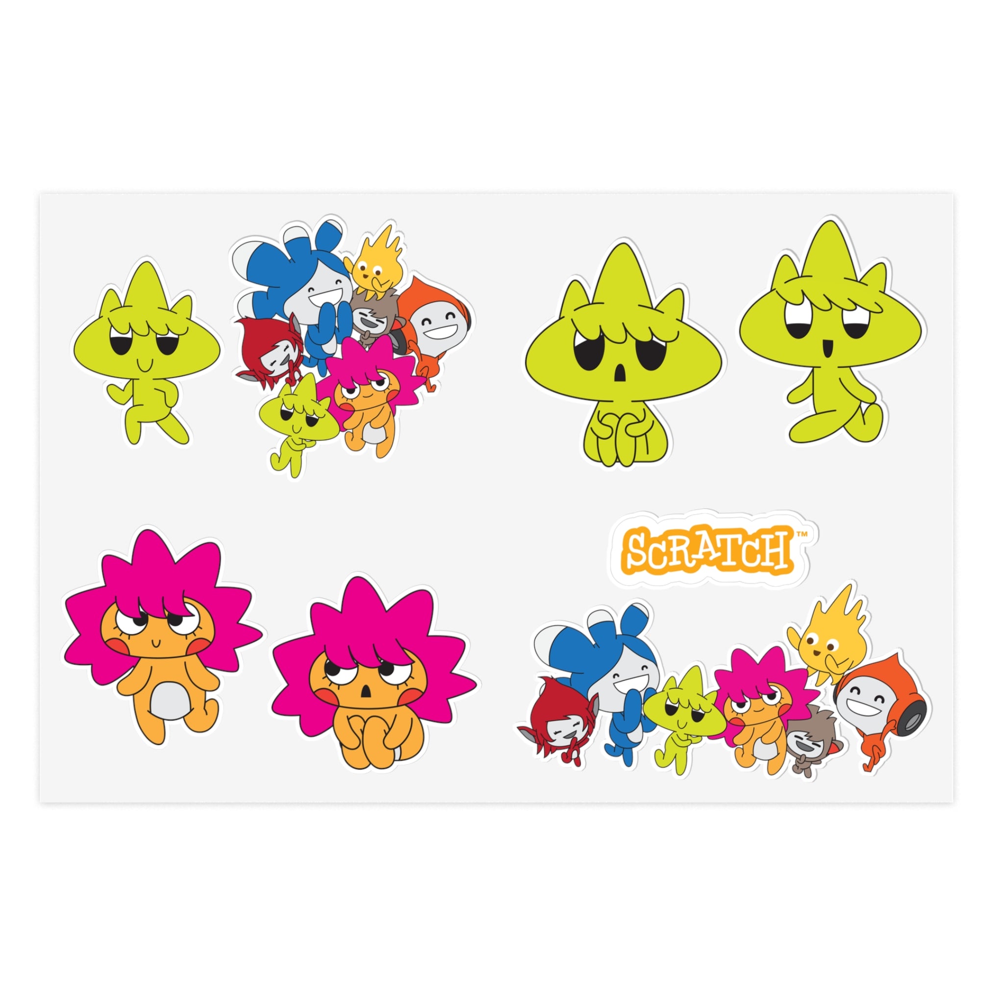 Scratch Member-Exclusive Zepto and Milli Sticker Sheet