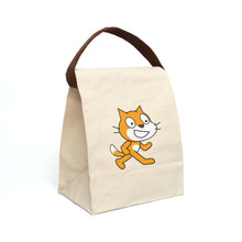 Scratch Cat Canvas Lunch Bag