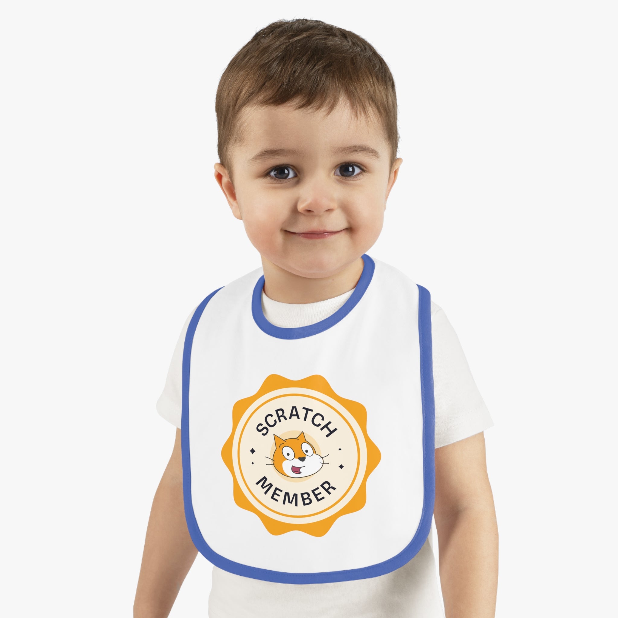 Scratch Cat Member Baby Bib
