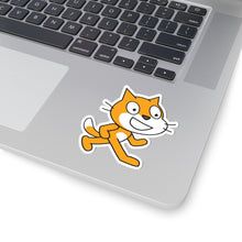 Scratch Cat Vinyl Sticker