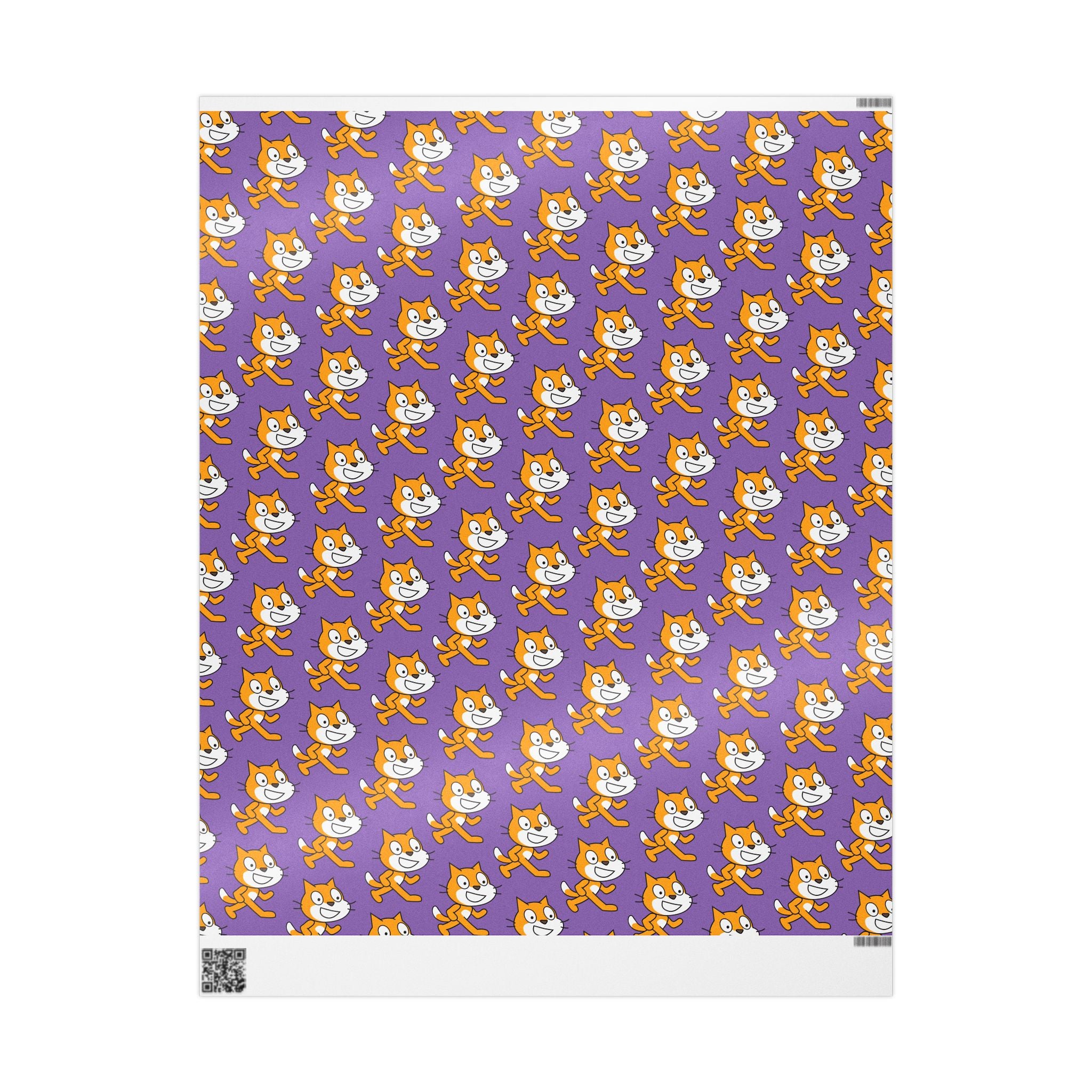 Scratch Cat Wrapping Paper