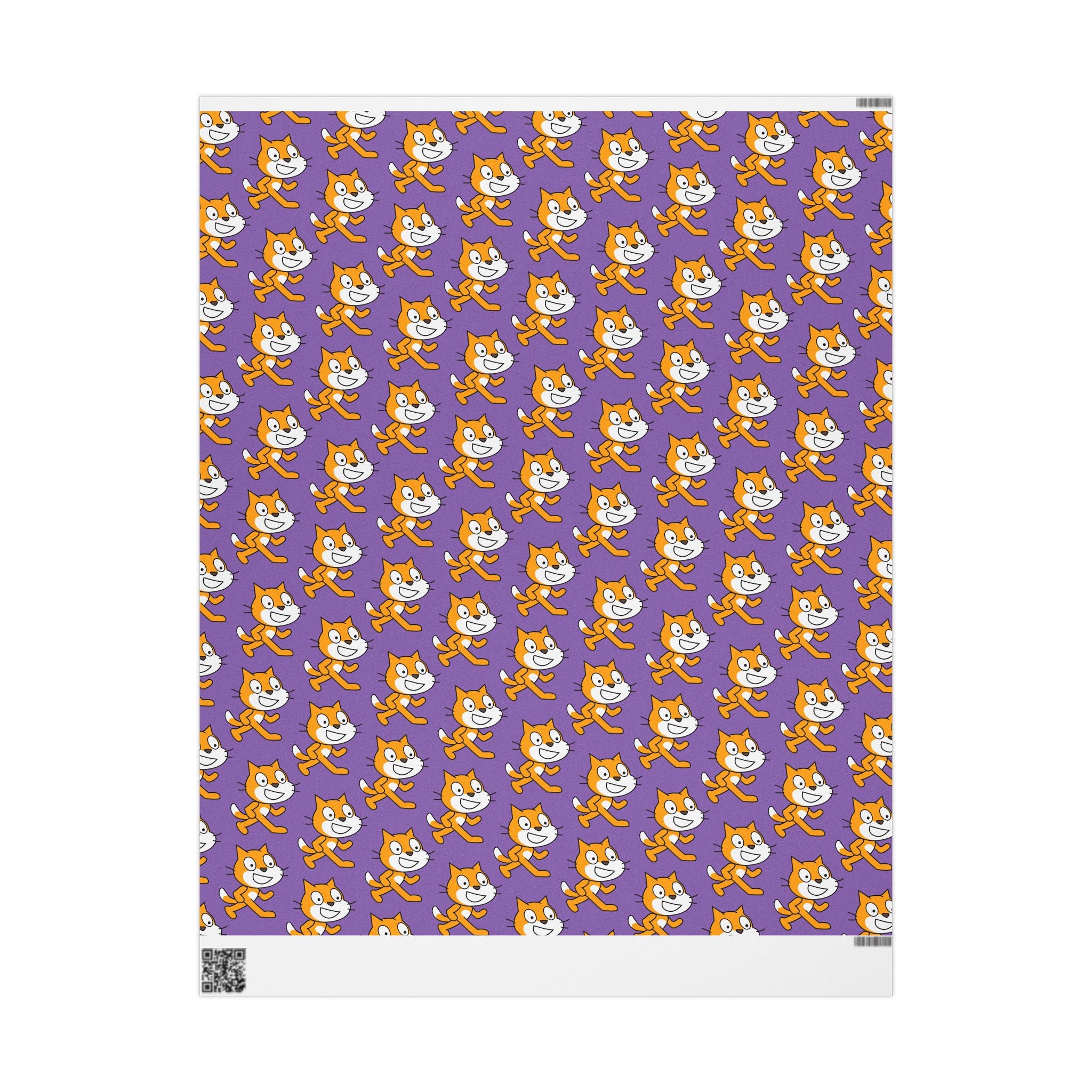 Scratch Cat Wrapping Paper