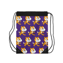 Scratch Cat Drawstring Bag