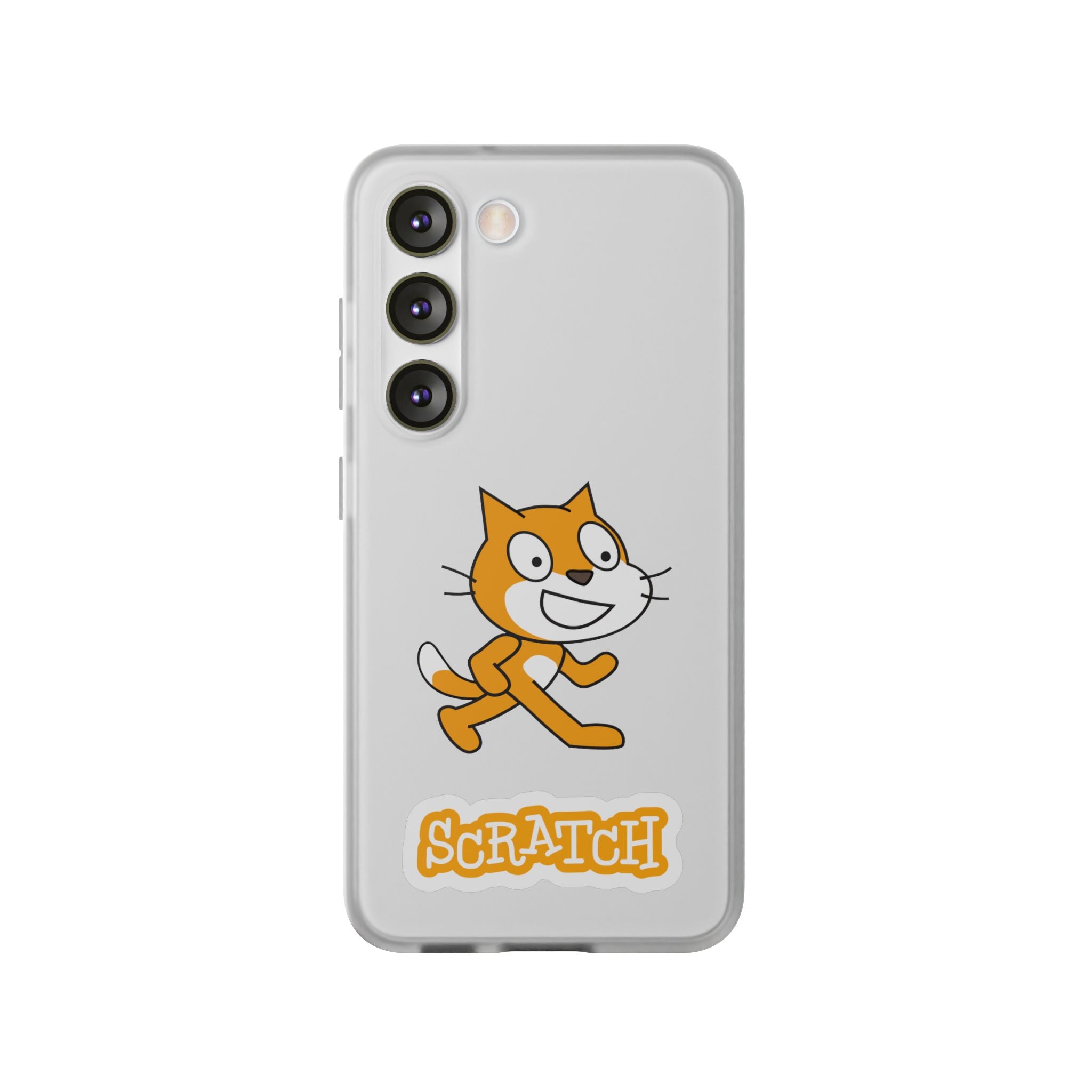 Scratch Cat Flexible Phone Case