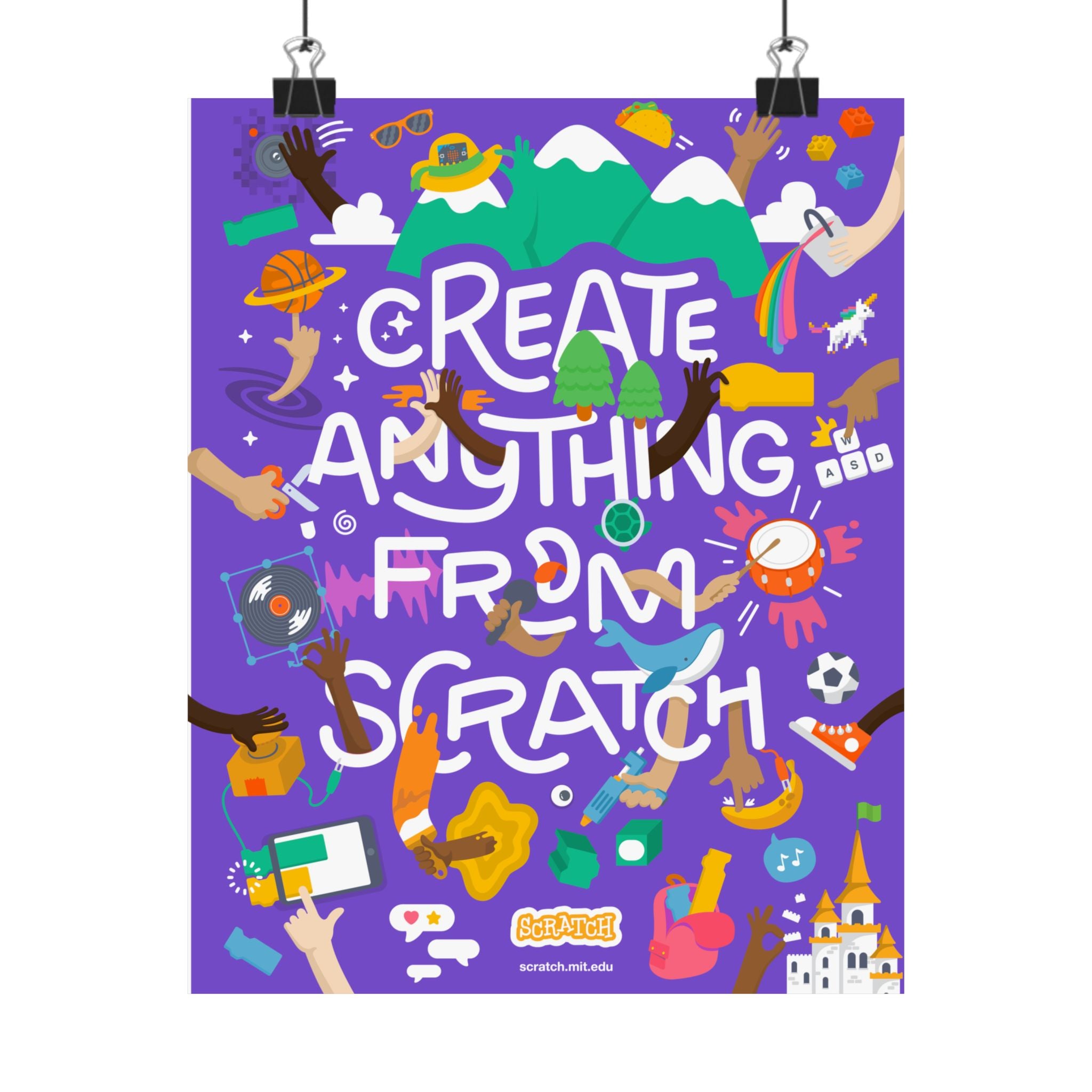 Scratch Poster for Classroom & Home