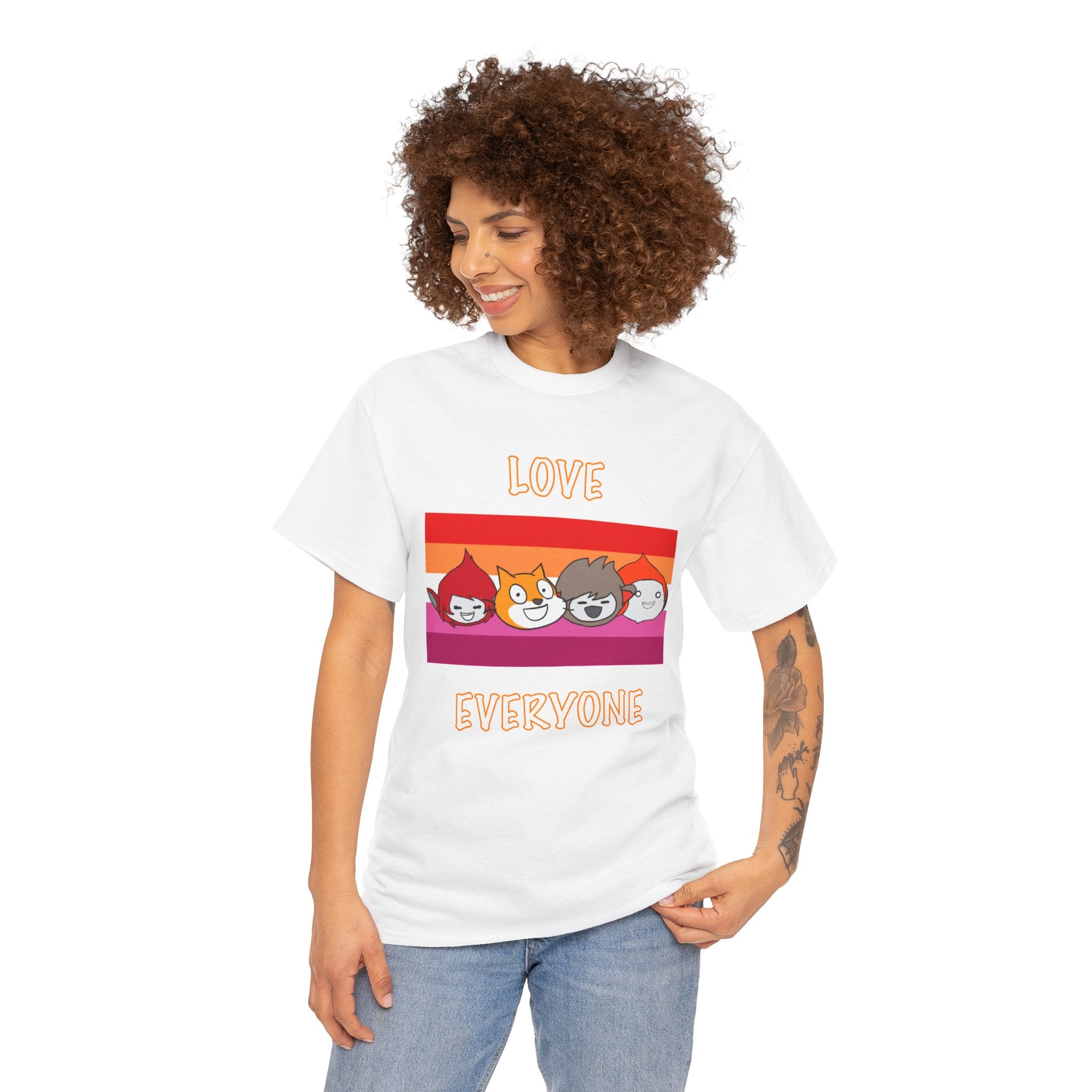 Scratch "Love Everyone" PRIDE t-shirt