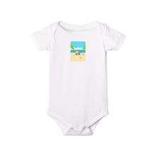 Scratch Cat Beach Day Babie Onesie