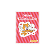 Scratch Cat Valentine's Day Postcard Bundles (envelopes included)