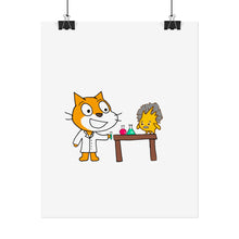 Scratch Cat & Gobo Science Poster