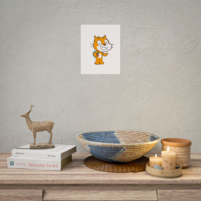 Scratch Cat Poster