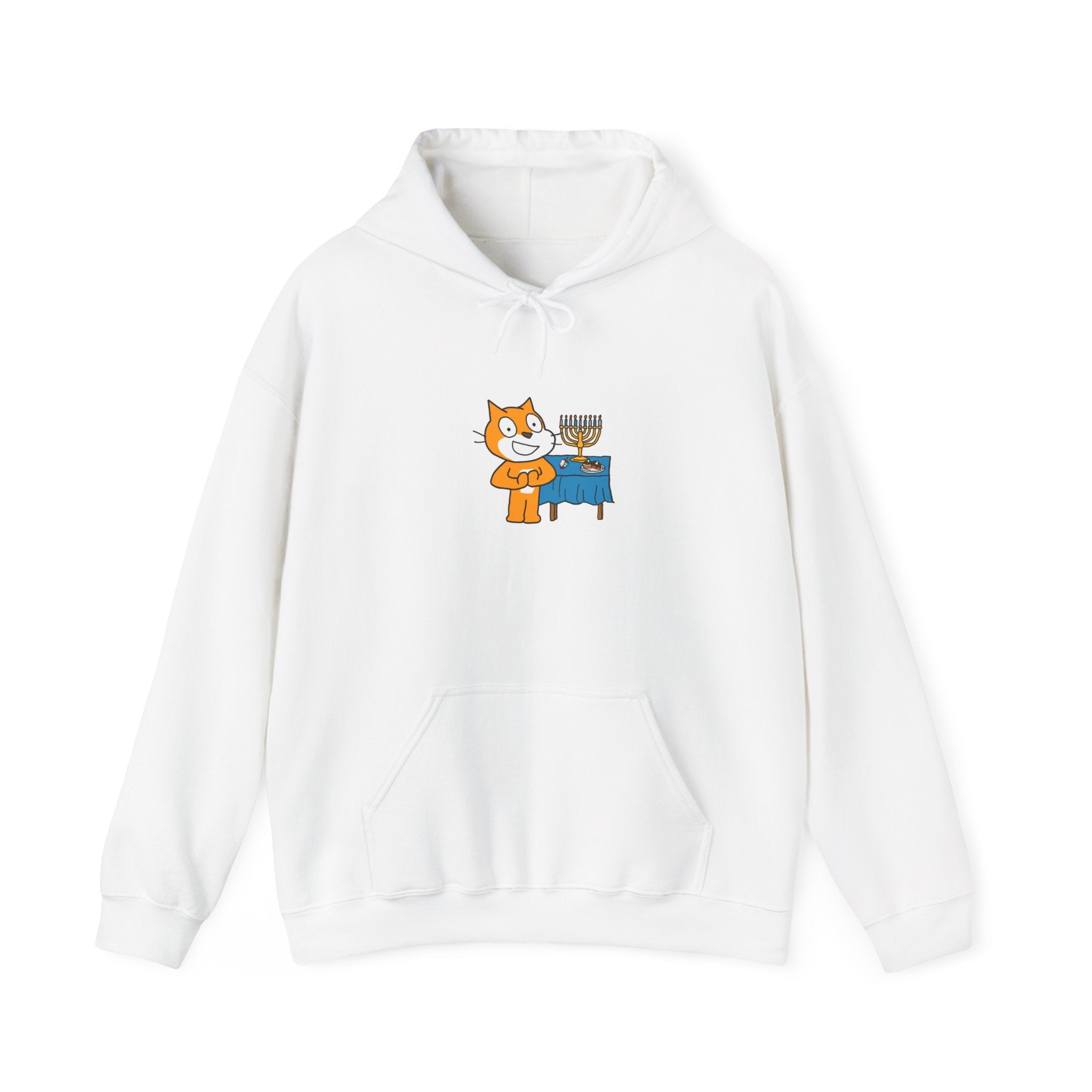 Scratch Cat Hanukkah Hoodie