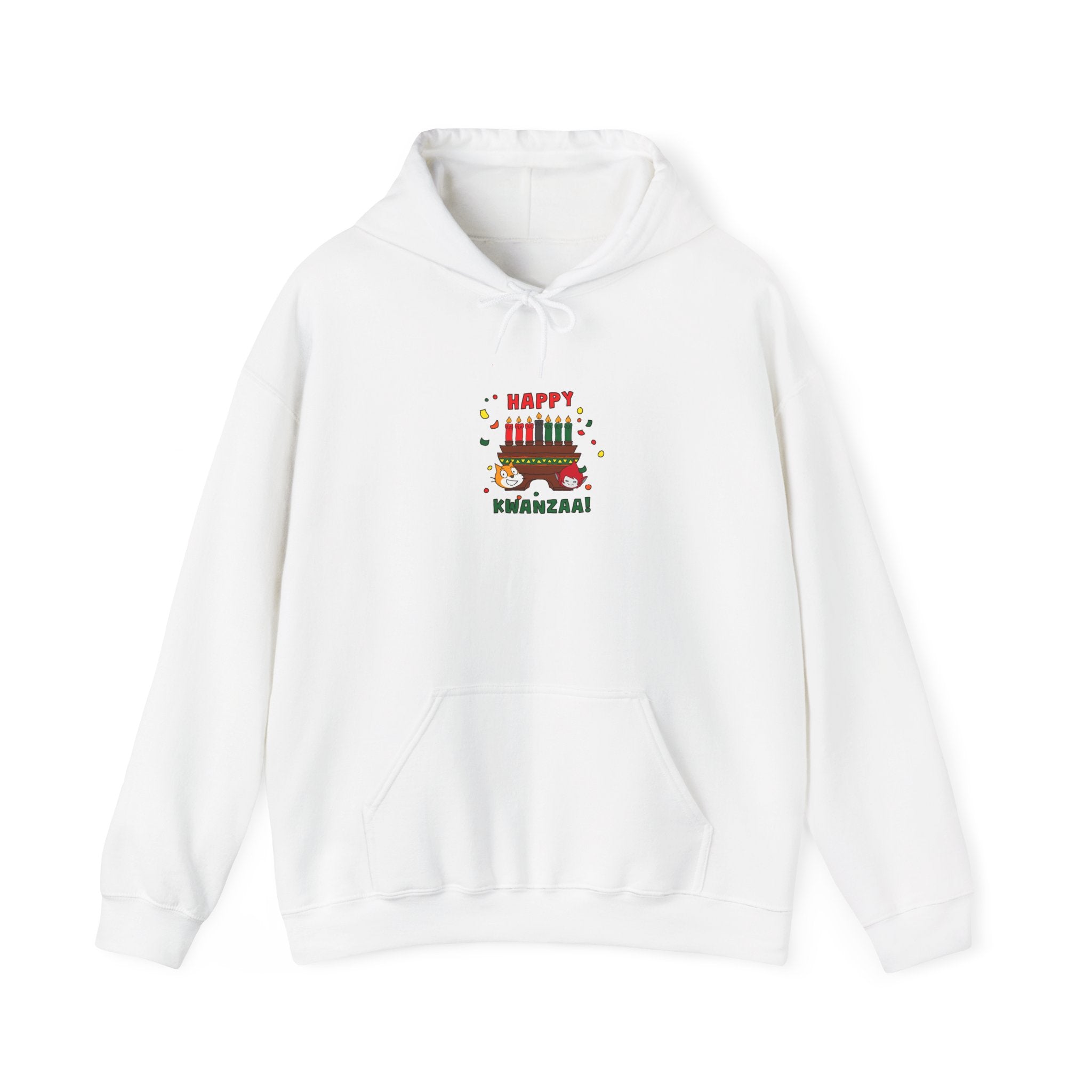 Scratch Cat Happy Kwanzaa Hoodie