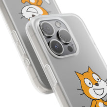 Scratch Cat Flexible Phone Case
