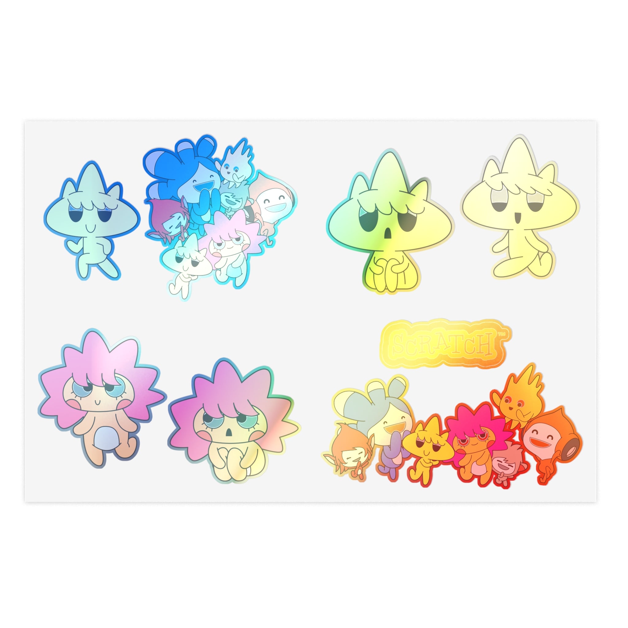 Scratch Member-Exclusive Zepto and Milli Sticker Sheet