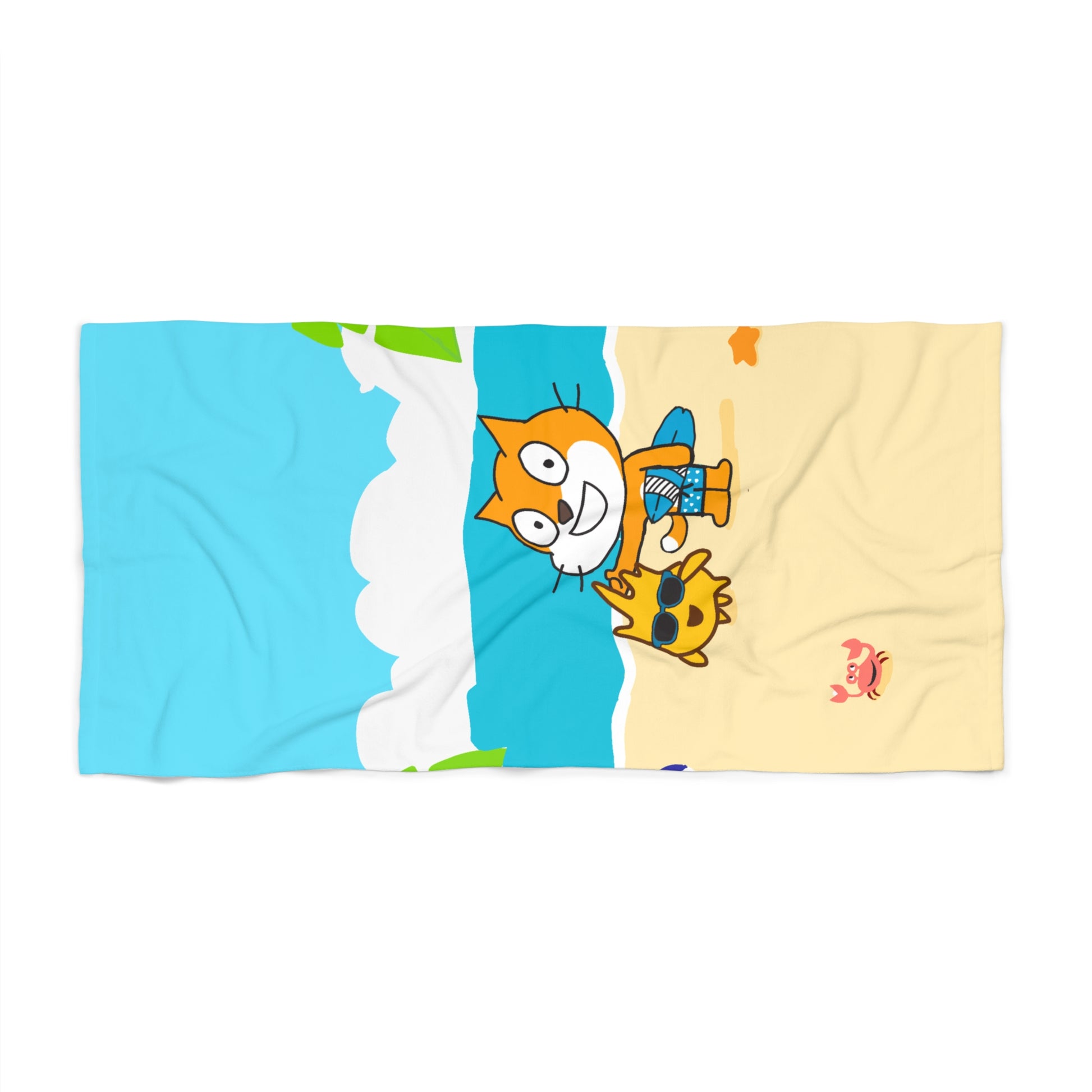 Playful Scratch Cat Beach Towel – Scratch Foundation