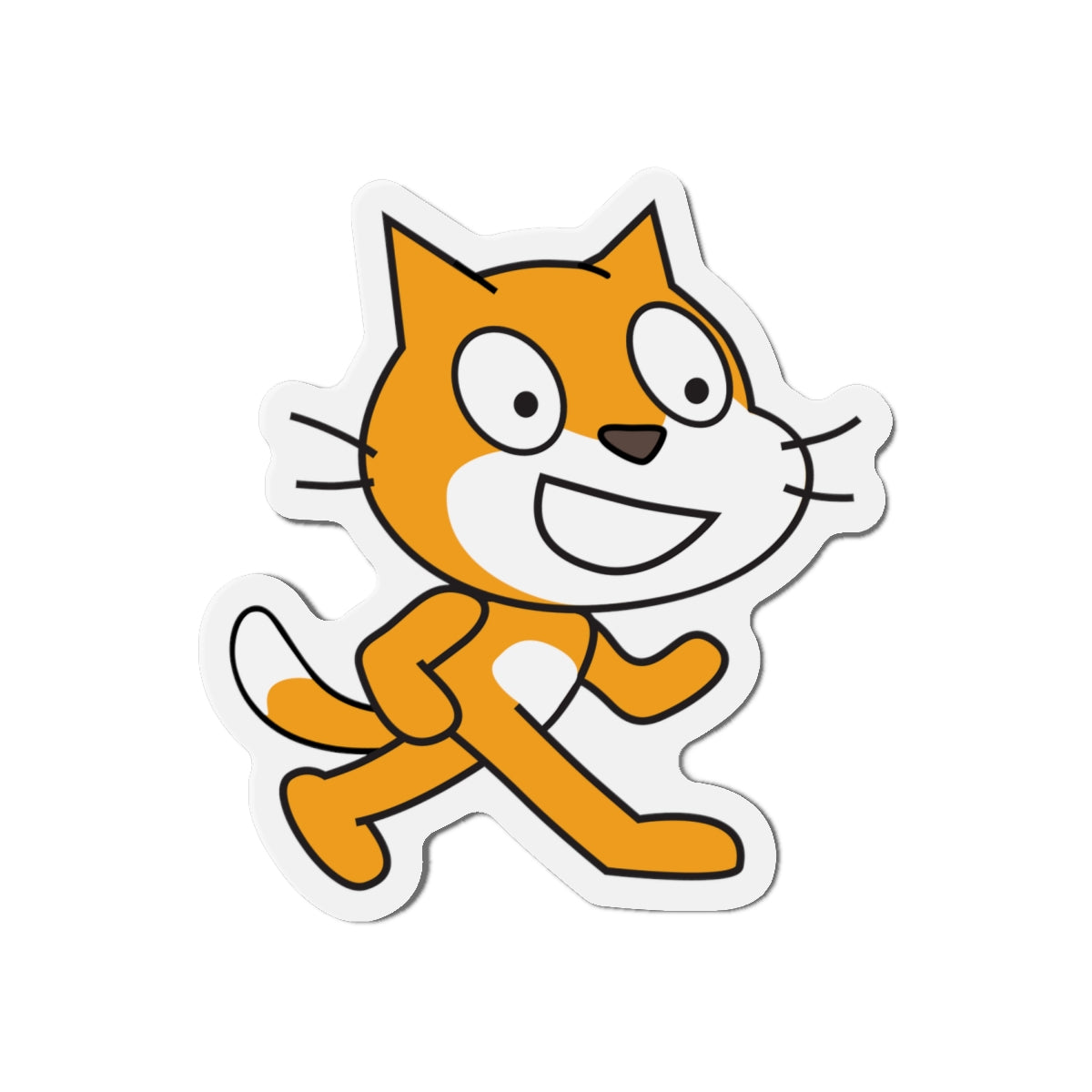 Scratch Cat Magnet