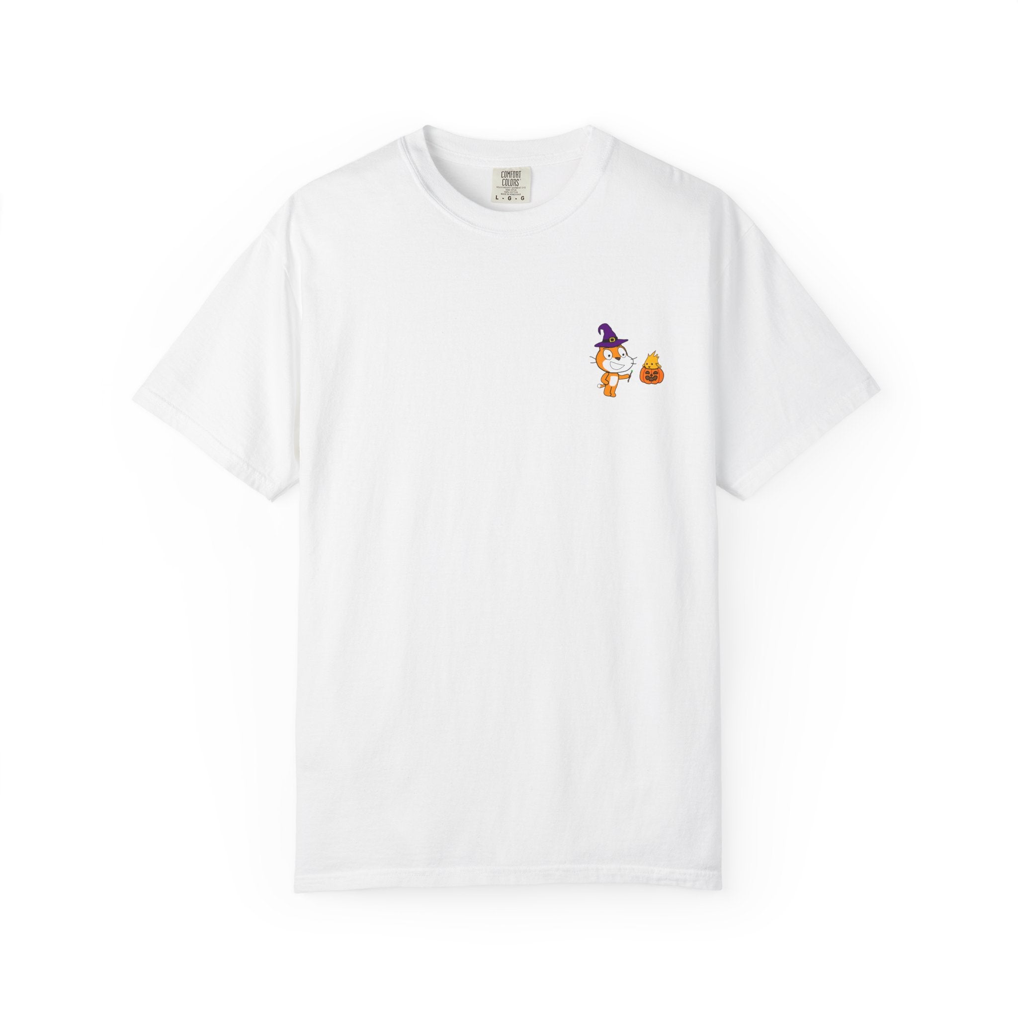 Scratch Cat Halloween Witch T-Shirt