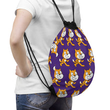 Scratch Cat Drawstring Bag