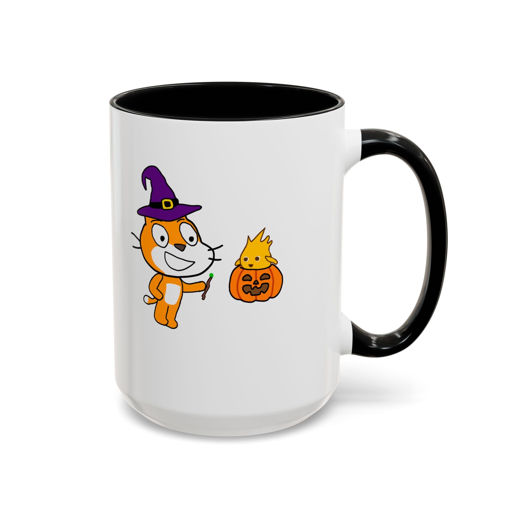 Halloween Scratch Cat Coffee Mug