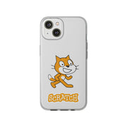 Scratch Cat Flexible Phone Case