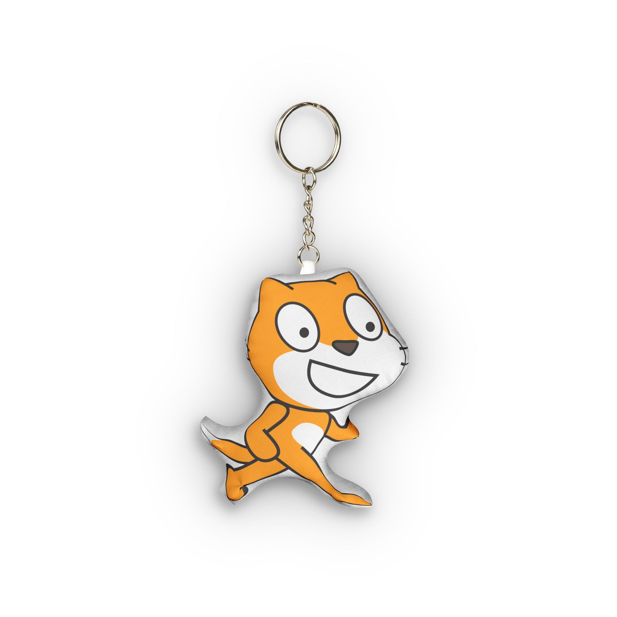 Scratch Cat Mini Plush Keychain