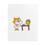Scratch Cat & Gobo Science Poster