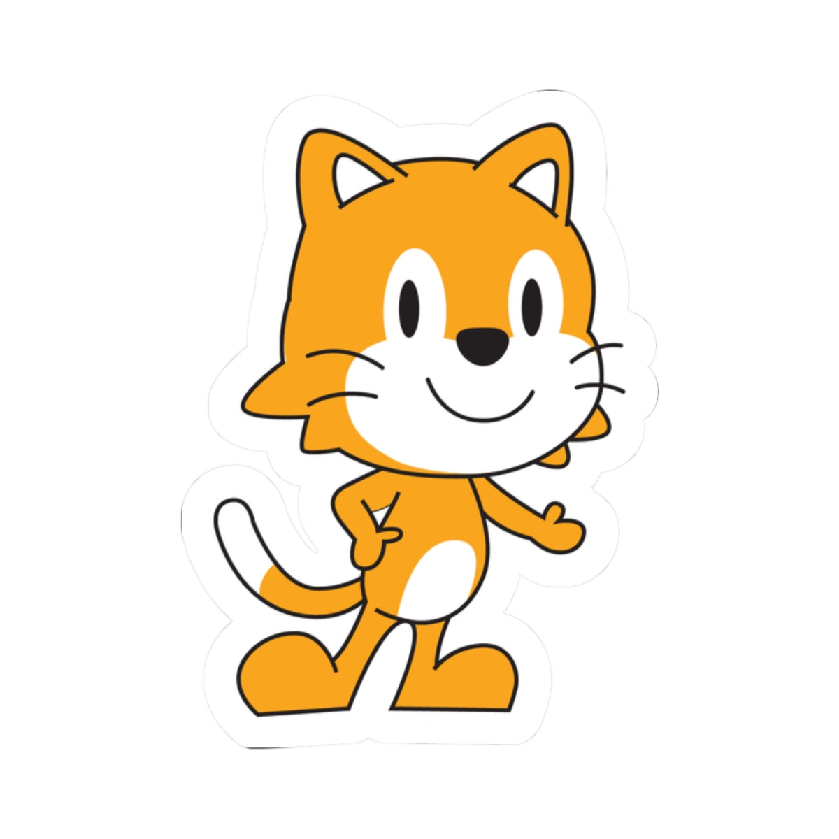 ScratchJr Kitten Sticker
