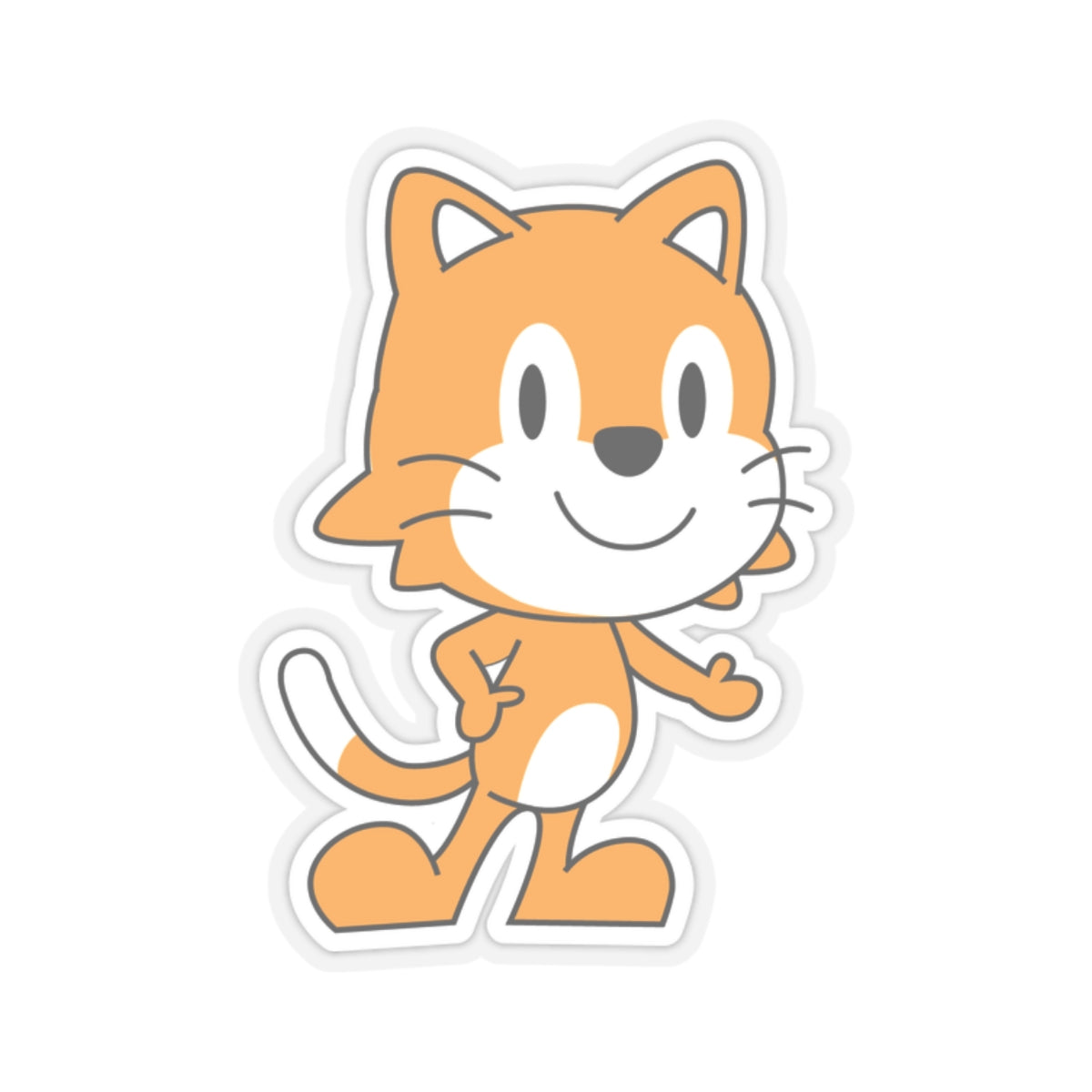 ScratchJr Kitten Sticker