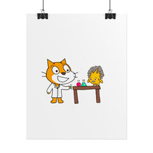 Scratch Cat & Gobo Science Poster