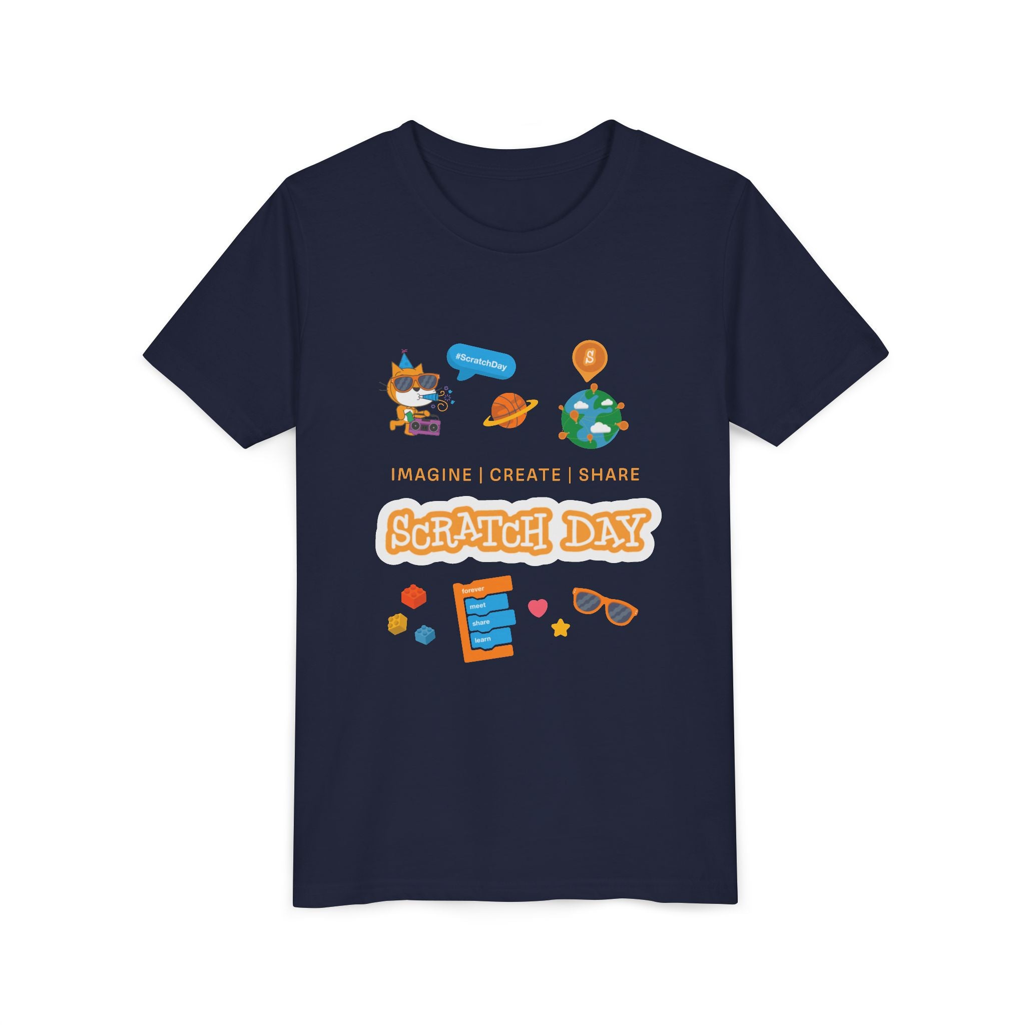 Scratch Day Icons T-Shirt - Youth Sizes