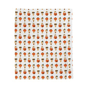 Scratch Cat Cozy Halloween Velveteen Plush Blanket