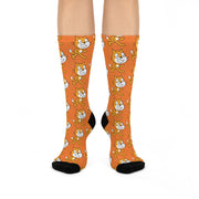Scratch Cat Crew Socks