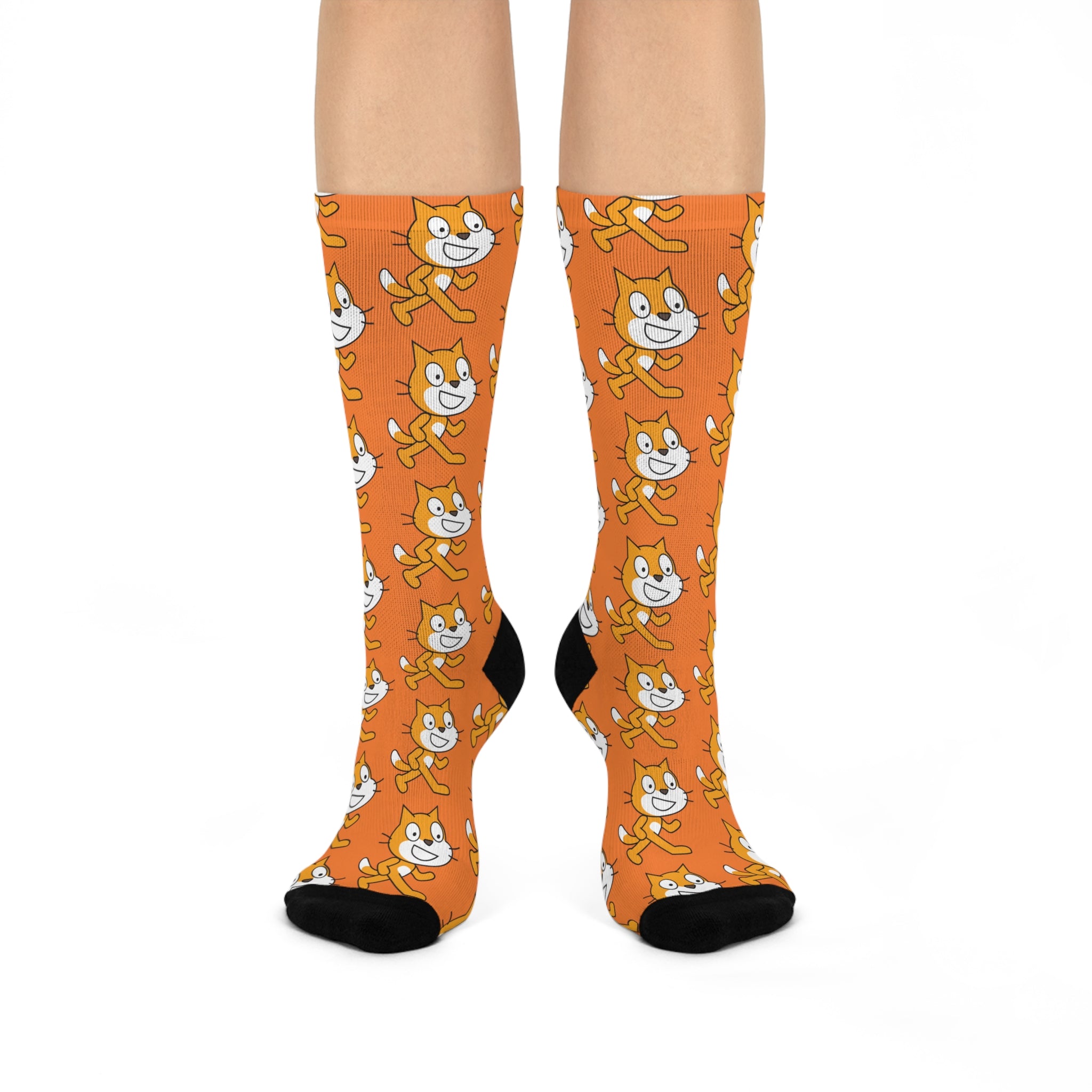 Scratch Cat Crew Socks