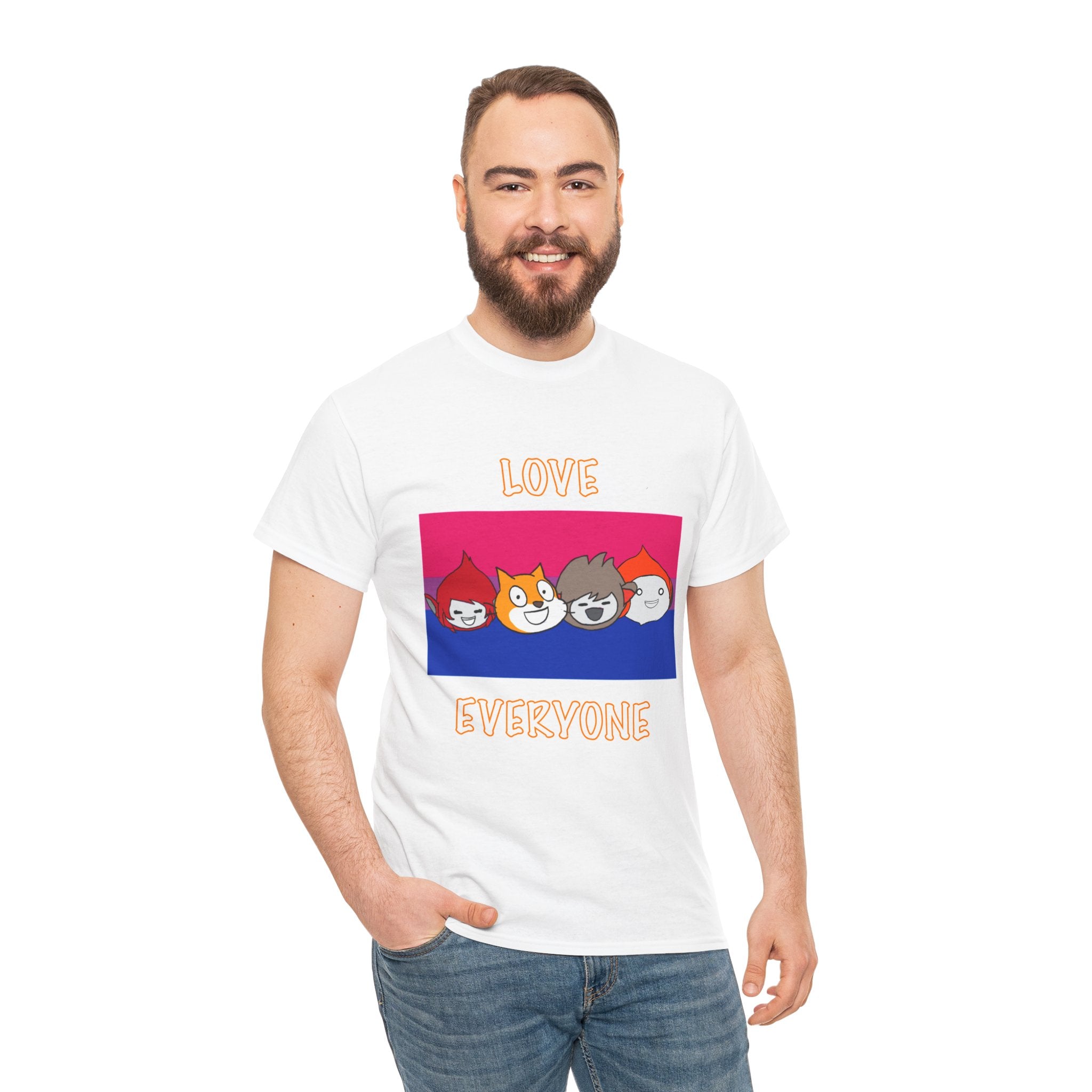 Scratch "Love Everyone" PRIDE t-shirt