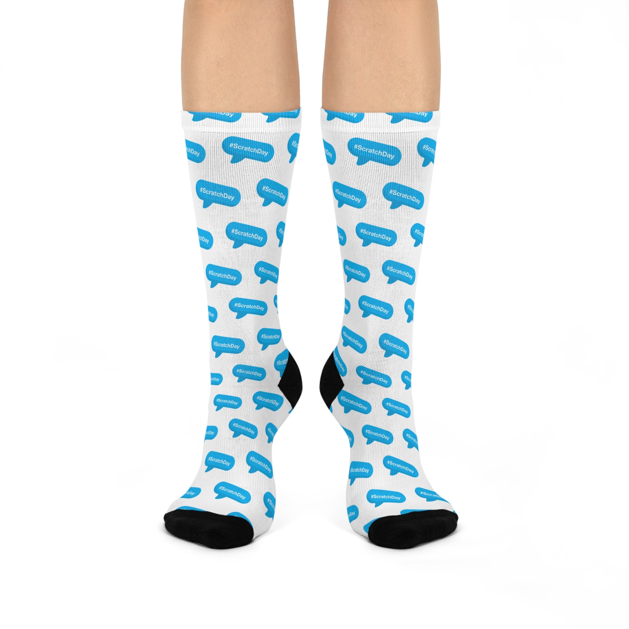 #ScratchDay Crew Socks