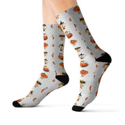 Scratch Cat Halloween-Themed Socks