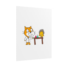Scratch Cat & Gobo Science Poster