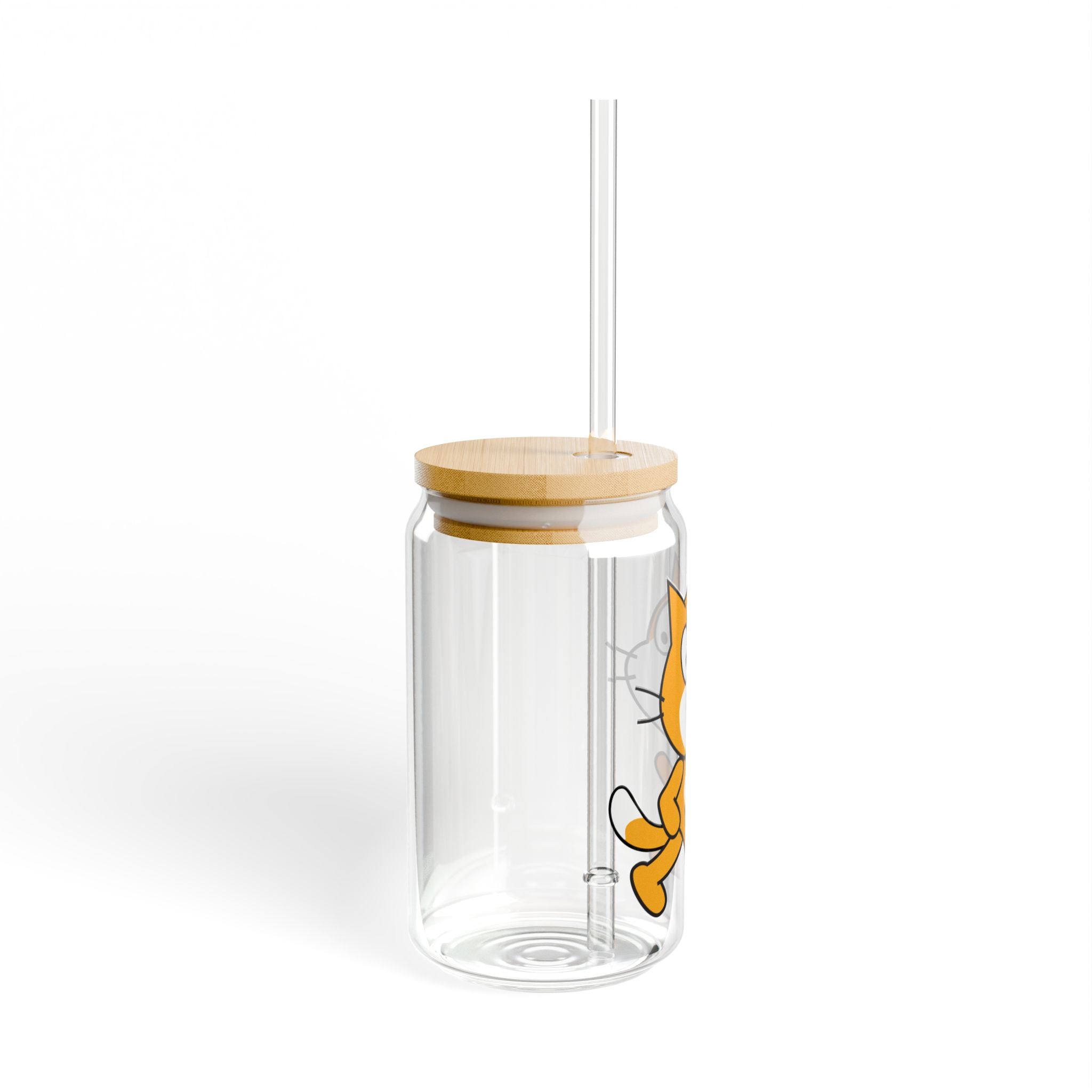 Scratch Cat Sipper Glass