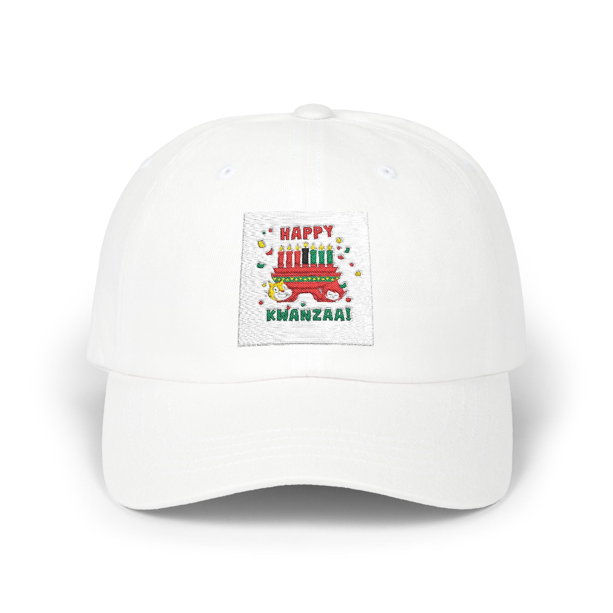 Scratch Cat Happy Kwanzaa Cap