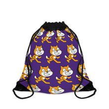 Scratch Cat Drawstring Bag
