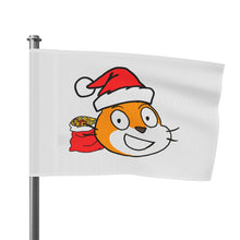 Scratch Cat Christmas Flag