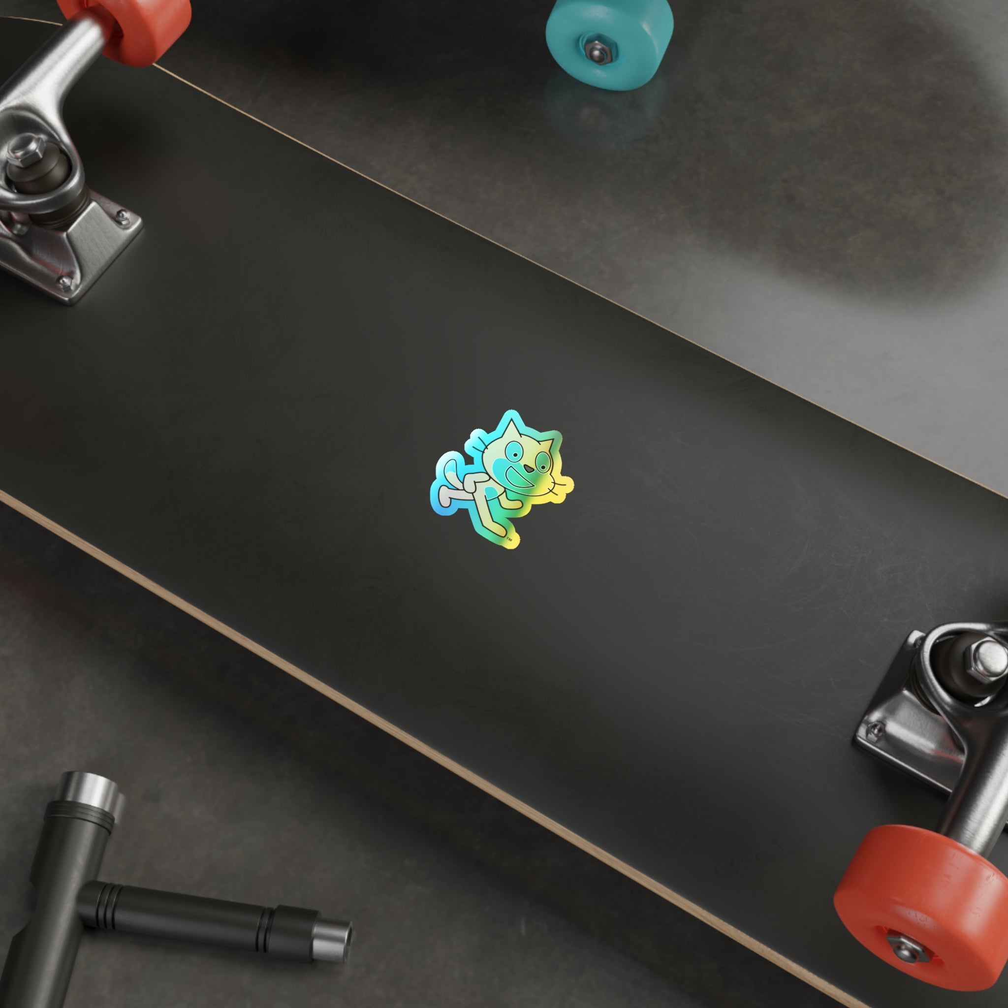 Scratch Cat Sticker
