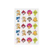 Scratch Cat & Friends Temporary Tattoo Sheet