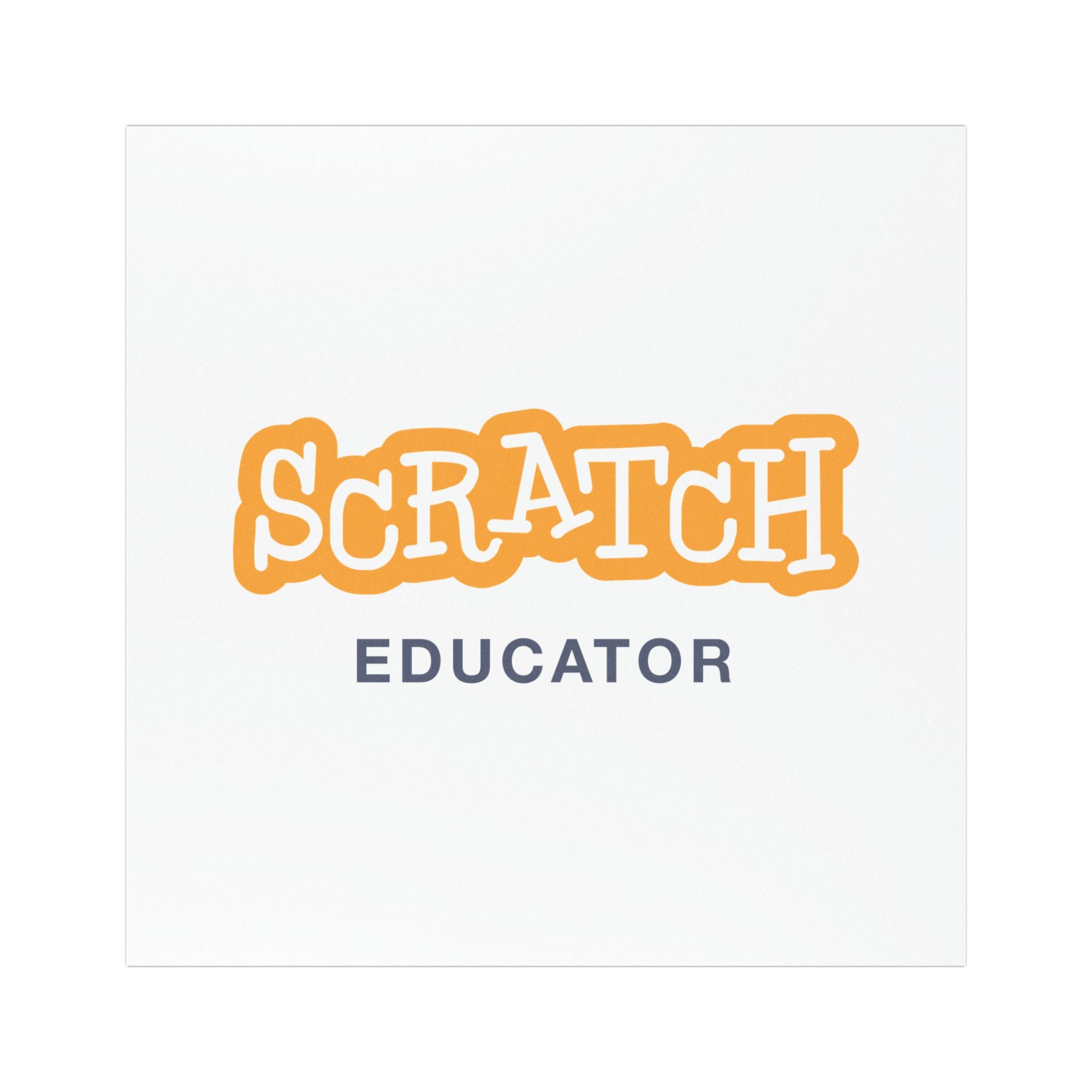 Scratch Educator Car Magnet