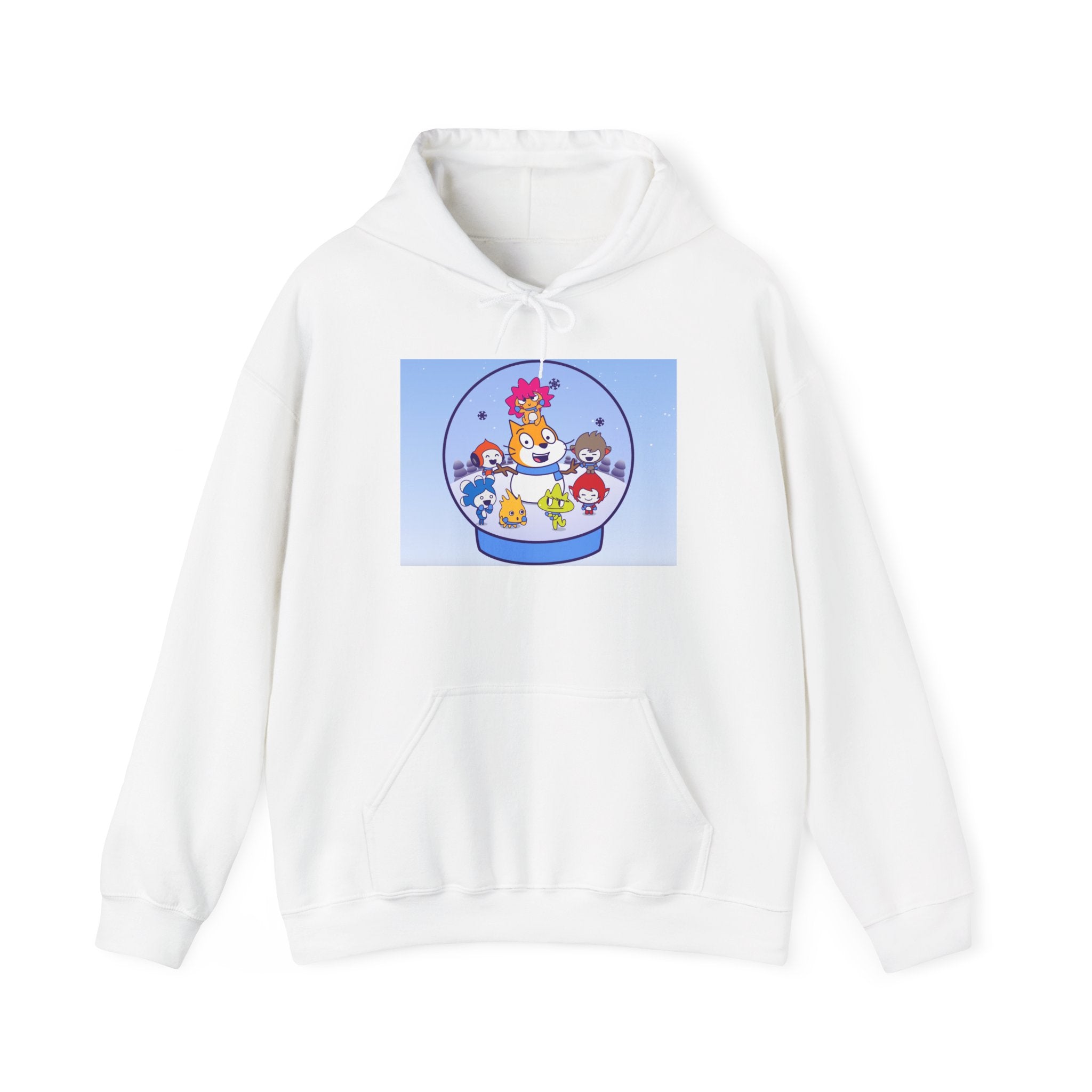 Scratch "Kid" Designed Snow Globe Friends Hoodie