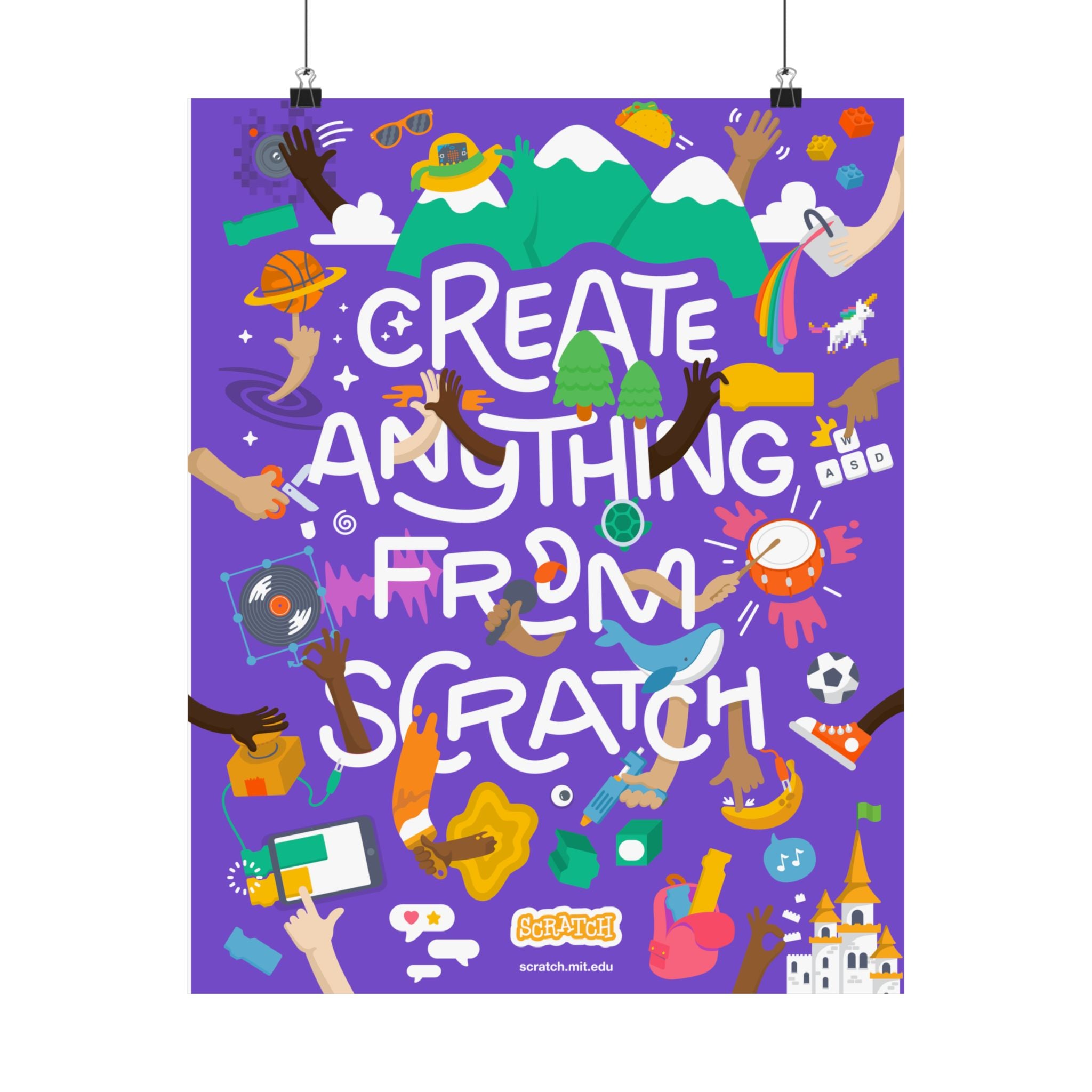 Scratch Poster for Classroom & Home
