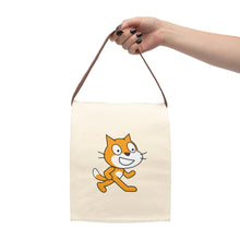 Scratch Cat Canvas Lunch Bag