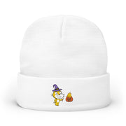 Scratch Cat Halloween Knit Beanie