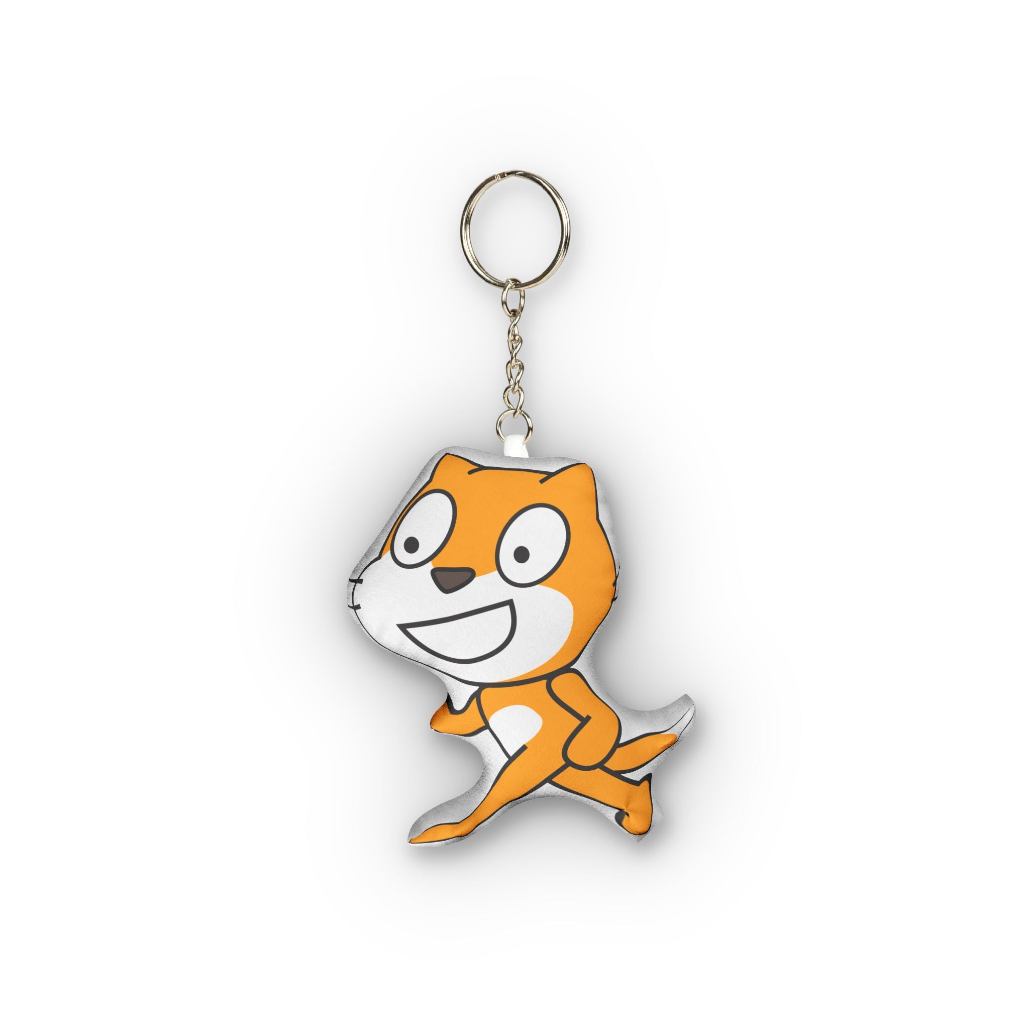 Scratch Cat Mini Plush Keychain