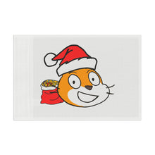 Scratch Cat Christmas Flag